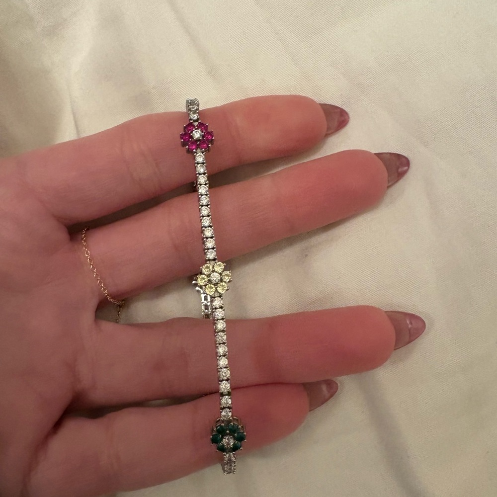 Elegant Multi-Color tennis Bracelet